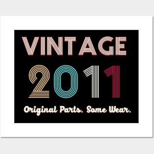 Vintage 2011 Original Parts. Some Ware Posters and Art